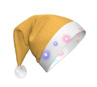CWYHDUDOH Chapeau de Noël à LED avec imprimé poule - Unisexe - Pour adulte - Décoration de fête - Accessoire de costume de vacances