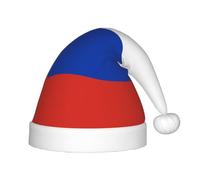 CWYHDUDOH Chapeau d'elfe de Noël imprimé drapeau russe pour enfants, casquette de Noël, vacances, Nouvel An, accessoires de costume