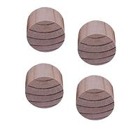 CWYP-043 Lot de 4 Élévateurs de Meubles Rehausseurs de Meubles en Bois, Table en Bois Lit de Bureau Riser Ascenseur Meubles Pieds de Levage Pieds jusqu'à (Color:Diameter:6cm,Size:10cm)