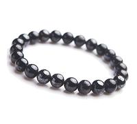 CWZZWS 8 mm Natural Authentique Sugilite Gemstone Crystal Stretch Round Beads Bracelet