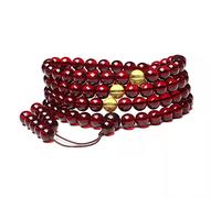 CWZZWS 8 mm sang naturel rouge ambre Gemstone Crystal Round 108 PRIES PRIGES CERTIFICAT AAAAA