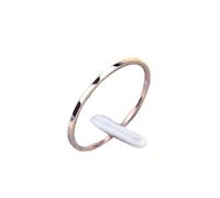 CWZZWS Anneaux d'argent 1 mm mince en acier en acier en argent Couleur couple couple simple mode Rose rose or couleur doigt pour femmes et hommes cadeaux pour hommes anneaux en argent pour femmes
