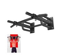 CWZZWS Barres de Traction de Barre Horizontale Murale, Barre de Fitness à Exercice Musculaire Multifonctionnel, avec Un Anneau de Levage, Un Sac de Sable à Courroie de résistance Suspendue, Une