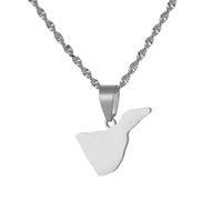 CWZZWS Bijoux Nouveau 2025 Arrivée Espagne îles Canaries Tenerife/Gran Canaria/Fuerteventura/La Palma/Lanzarote/La Gomera Colliers Pendant Her avec pour vous pour vous accessoires Gift Creative
