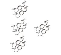 CWZZWS Bijoux Pro Ring Pantalon Chaîne Festival Touch Chemical Pantalon Accessoires Rave Costume Empilable Amitié Bracelet Lunettes de Soleil pour Hommes Chaînes Non Punk Pinky Argent Bijoux