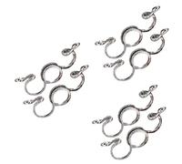 CWZZWS Bijoux Pro Ring Pantalon Chaîne Festival Touch Chemical Pantalon Accessoires Rave Costume Empilable Amitié Bracelet Lunettes de Soleil pour Hommes Chaînes Non Punk Pinky Argent Bijoux