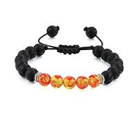 CWZZWS Bracelet de perles de lave Oeil Tiger Stone Crown Courant Bracelets pour hommes pour hommes