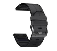 CWZZWS Bracelet de sangle de 26 mm 22 mm pour Fenix 7 7x 6 6x Pro 5x plus 3hr 945 955 pour TACTIX Bravo Delta Mk2i en cuir Silicone Watch Band
