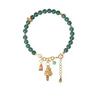 CWZZWS Bracelet Jade, les femmes accessoires habillées vertes 153 ONSIZE, une taille, 银, Jade