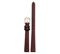 CWZZWS Bracelet pour Femmes en Cuir en Cuir Authentique 6 mm 8 mm 10 mm 12 mm Lizards Strape DE Court