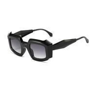 CWZZWS Couleurs de Mode de Mode Populaires Lunettes de Soleil Femmes Rétro Shades irrégulières UV400 Men de Tendance Blue Red Sun Sun