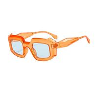 CWZZWS Couleurs de Mode de Mode Populaires Lunettes de Soleil Femmes Rétro Shades irrégulières UV400 Men de Tendance Blue Red Sun Sun