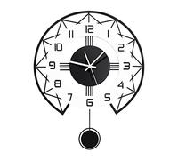 CWZZWS Horloge Murale Simple Quartz Moderne Horloge Murale muet Mural Sticker Pendule Horloge créatif Maison Salon décoration Horloge Horloge Murale
