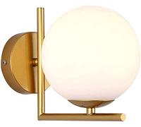 CWZZWS Lumières murales Conce Murale, Mur Light Postmodern Bedroom Sconce Gold Gold Wall Lightture Grot Globe Globe Blobe Mur