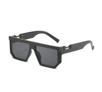 CWZZWS Lunettes de Soleil de Bouclier de Mode décorer Le critère de résine Vintage Tendance Occasionnelle des Lunettes UV400