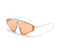 CWZZWS Lunettes de Soleil sans Bord Femmes Vintage Cat's Eye Sun Glasses Men Retro Shades UV400 Eyewear