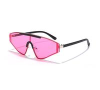 CWZZWS Lunettes de Soleil sans Bord Femmes Vintage Cat's Eye Sun Glasses Men Retro Shades UV400 Eyewear