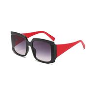 CWZZWS Lunettes de Soleil surdimensionnées pour Femmes, Lunettes de Soleil dégradées à Grande Monture, Ombre Uv400