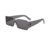 CWZZWS Lunettes sans Joie pour Femmes Hommes Rectangle décoratif Une pièce