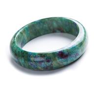 CWZZWS Natural Ruby Zoisite Gemstone Crystal charme Fashion Women Femmes Bracelets Bracelets Inner Diamètre 55 mm