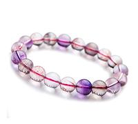 CWZZWS NATUREL Super Seven 7 Melody Stone Crystal Round Beads Bracelet 10 mm aaaa