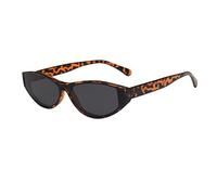 CWZZWS Nouveau 2025 Fashion Small Small One Piece Sunglasses Femmes Vintage Cat's Eye Sun Glasse pour Femme Unique Punk Shades UV400