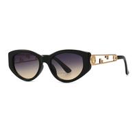 CWZZWS Nouveau 2025 Luxury Cat's Eye Dames Lunettes de Soleil Fashion Black Sun Sunes for Women Trendy Vintage Shades