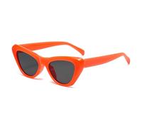 CWZZWS Nouveau 2025 Vintage Cat's Eye Sunglasses Femmes Répèles rétro Soleil Femelle Black Orange Fashion Candy Couleurs