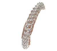 CWZZWS Nouveau Unisexe en Acier Inoxydable Stell 925 Bracelet en Argent Sterling Mode quille Bijoux Cadeaux Accessoires à la Mode Cadeau créatif pour Les Femmes et Les Hommes