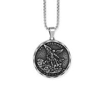 CWZZWS Produits de filles 925 Collier Sterling Silver Sainte
