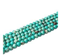 CWZZWS Rideau de Douche Charm Bijoux Bijoux Naturels Multicolore L'empereur Pierre Pierre en Vrac Bijoux Perles 4/6/8/10 mm DIY Bracelet Collier (Couleur : A, Taille