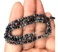 CWZZWS Rideau de Douche Charme Bijoux Garantie Pierre Naturelle Ronde Perles en Vrac Pierre De Lune Grès Amazonien Lapis Gemme Bijoux À Bricoler Soi-Même Bracelet Collier 2 3 4mm