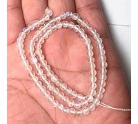 CWZZWS Rideau de Douche Charme Bijoux Garantie Pierre Naturelle Ronde Perles en Vrac Pierre De Lune Grès Amazonien Lapis Gemme Bijoux À Bricoler Soi-Même Bracelet Collier 2 3 4mm