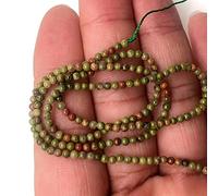 CWZZWS Rideau de Douche Charme Bijoux Garantie Pierre Naturelle Ronde Perles en Vrac Pierre De Lune Grès Amazonien Lapis Gemme Bijoux À Bricoler Soi-Même Bracelet Collier 2 3 4mm