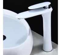 CWZZWS Tapis de mixeur de lavabo de Cuisine, Robinet de lavabo de Salle de Bain à Main Unique Robinet de lavabo de Salle de Bain pour lavabo de Salle de Bain avec des tuyaux d'eau de Drain Pop-up