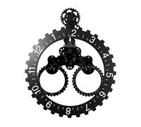 CWZZWS Triangle Grand Horloge de Tenue Suspendue Salon Home Mechanical Gear Clock Mur Corloge de Chambre à Coucher