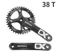 Cx-Manivelles Vtt À Trou Carré Commencerbwind,Pédalier Vtt En Alliage D'aluminium,Plateau Simple 170mm,32 T,34 T,36 T,38 T,40 T,42t - Type Cx Black 38t