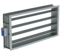 CX3060 - Clapet d'isolement motorisé pour air extérieur et air extrait avec retour par ressort 400x750 mm - A11058490 de Exhausto