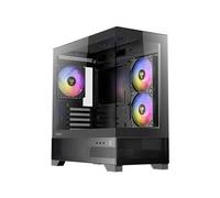 CX500m ARGB - MT jeux - micro ATX - panneau latéral fenêtré (verre trempé) - pas d'alimentation - noir - USB/Audio/Mic