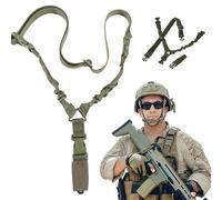 CXAFQ Longe à Point Unique, élingue à épaule Multi-Usage à écharpe à Un Seul Point Réglable Élingue à épaule Multi-Usage Pour La Chasse Aux Sports D'extérieur Du Camping, élingue 1 Point