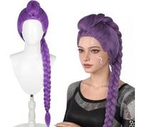 CXAFQ Parrucca Con Tesse Spesse, Parrucca Viola Da Cosplay, Parrucca Cacciatore Per Bambini, Parrucca Cosplay Da Anime, Costume Accessori Wig, Treccia Lunga Violas