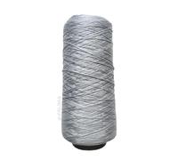CXC 415 Cône de fil pour point de croix Gris perle Couleur assortie DMC Fil de coton à broder coupé au mètre (100 mètres)