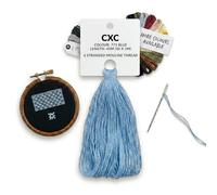 CXC 775 Fil à broder au point de croix Bleu layette 6 brins Couleurs assorties DMC (775 Bleu layette très léger, 40 mètres)
