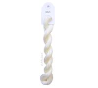 CXC Fil pour point de croix, couleur assortie DMC, fil de coton coupé au mètre (3865 Blanc)