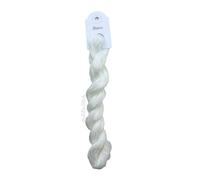 CXC Fil pour point de croix, couleur assortie DMC, fil de coton coupé au mètre (blanc blanc)
