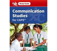 Cxc Study Guide: Communications Studies For Cape