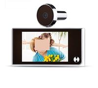 CXCDSS Visiophone sans Fil, 3.5 Pouces Judas Vidéo Sonnette Caméra 120 Degrés Angle Visionneuse Maison Intelligente Extérieur Oeil De Chat Visuel