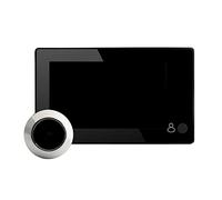 CXCDSS Visiophone sans Fil, 4.3 Pouces HD Porte Judas 145 degrés Grand Angle numérique Intelligent Sonnette TFT Couleur Oeil Maison sécurité caméra Moniteur