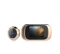 CXCDSS Visiophone sans Fil, Numérique LCD 2.8 Pouces vidéo Sonnette Judas visionneuse Porte Oeil caméra de Surveillance 90 degrés