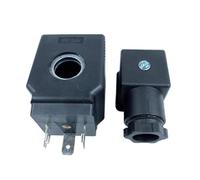 CXDFRSER Bobine d'électrovanne hydraulique trou intérieur 13 hauteur 38 cartouche hydraulique valve de commande bobine AC 220 VDC24 V (DC24 V)